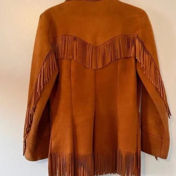 Vintage Western Fringe jacket DOEN for  BOHO exposure - Picture 7 of 10
